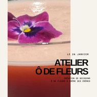 ATELIER Ô DE FLEURS X CRÈME DES CRÈMES - LE 24/01/25 de 16 à 18 heures
